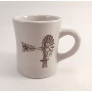 Windmill Tuxton Coffee Mug Restaurant Quality Cup Farm Country Rural Black White